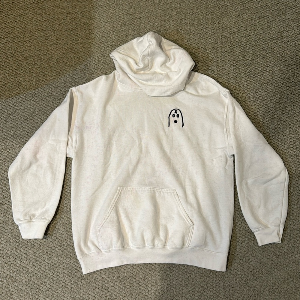 Mens UnXpected Brand Hoodie with Tie Dye Splatter Design